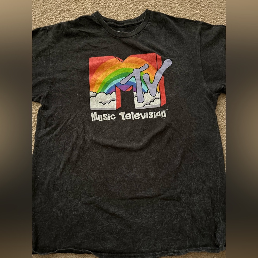 MTV Rainbow Graphic Tee